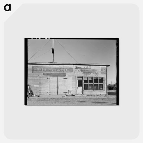 アートポストカード-Old Building, Plentywood
 - ラッセル リー Postcard.