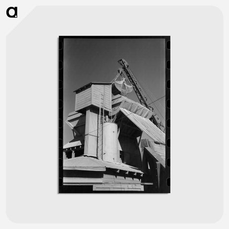 アートポストカード-Concrete Mixing Plant, Oklahoma City
 - ラッセル リー Postcard.