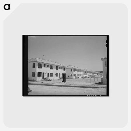 アートポストカード-Navy Defense Housing
 - ラッセル リー Postcard.
