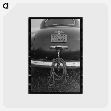 アートポストカード-Rancher's Transportation
 - ラッセル リー Postcard.