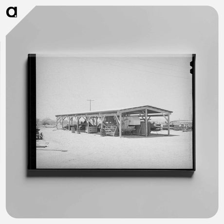 アートパネル-Casa Grande Valley Farms Shelter
 - ラッセル リー Canvas.