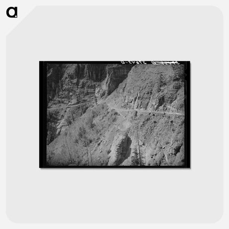 アートポストカード-Mountain Road Near Telluride
 - ラッセル リー Postcard.
