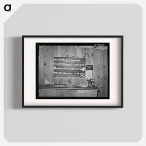アートポスター-Tourist Court Keys and Desk
 - ラッセル リー Poster.