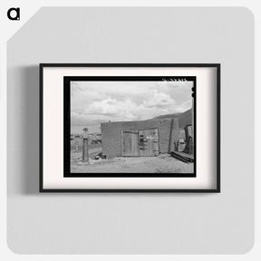 アートポスター-Garage and Gasoline Pump
 - ラッセル リー Poster.