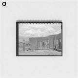 アートメモ帳-Garage and Gasoline Pump
 - ラッセル リー Memo.