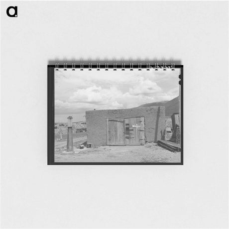 アートメモ帳-Garage and Gasoline Pump
 - ラッセル リー Memo.