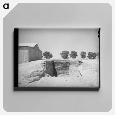 アートパネル-Trench Silo at Casa Grande Valley Farms
 - ラッセル リー Canvas.