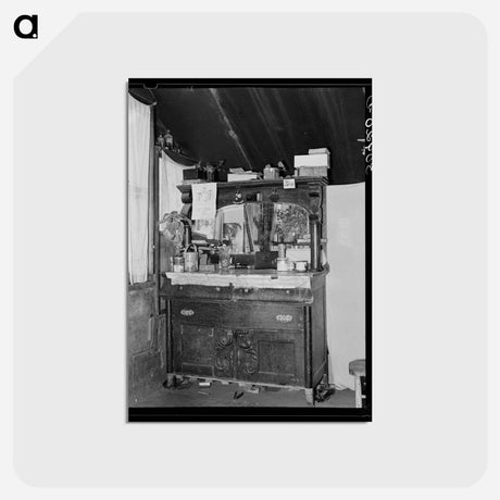 アートポストカード-Mennonite Dresser
 - ラッセル リー Postcard.