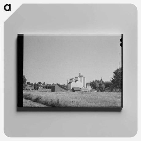アートパネル-Wheat Elevator, Latah County
 - ラッセル リー Canvas.