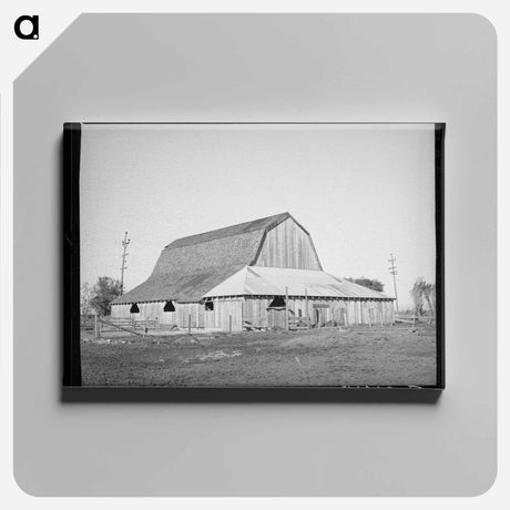 アートパネル-Barn of Carl Rubel
 - ラッセル リー Canvas.