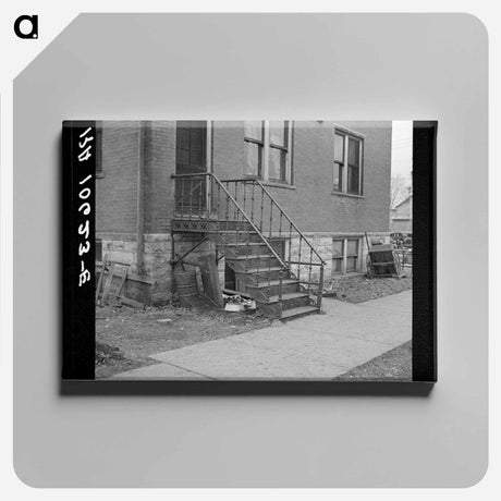 アートパネル-Side Entrance, Joy, Illinois
 - ラッセル リー Canvas.