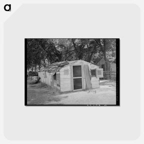 アートポストカード-Shack at Community Camp
 - ラッセル リー Postcard.