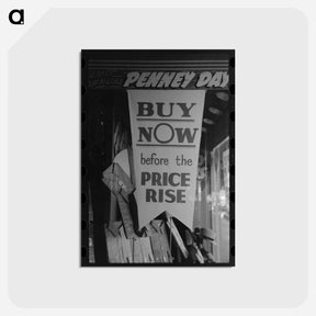 アートポストカード-Taylor Store Sign
 - ラッセル リー Postcard.