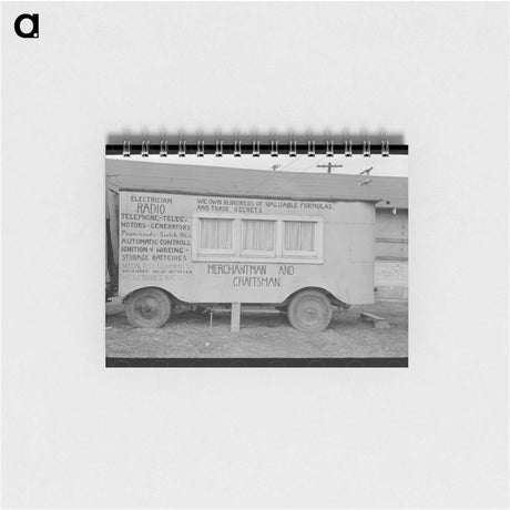 アートメモ帳-Itinerant Electrician, Pharr, Texas
 - ラッセル リー Memo.