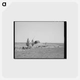 アートポストカード-Vale-Owyhee Farm Scene
 - ラッセル リー Postcard.