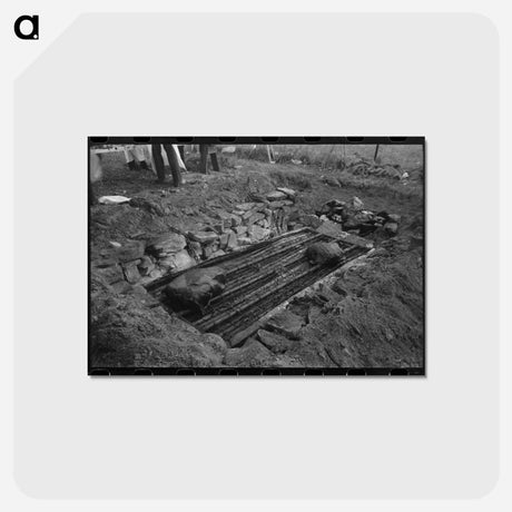 アートポストカード-Barbecue Pit, Ridgway
 - ラッセル リー Postcard.