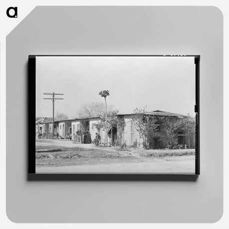 アートパネル-Mexican Housing, Alamo, Texas
 - ラッセル リー Canvas.