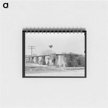 アートメモ帳-Mexican Housing, Alamo, Texas
 - ラッセル リー Memo.