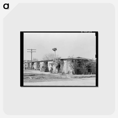 アートポストカード-Mexican Housing, Alamo, Texas
 - ラッセル リー Postcard.