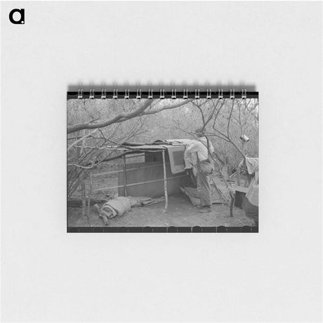 アートメモ帳-Migrant Camp Lean-To
 - ラッセル リー Memo.