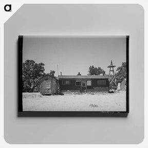 アートパネル-The Hutton Homestead
 - ラッセル リー Canvas.