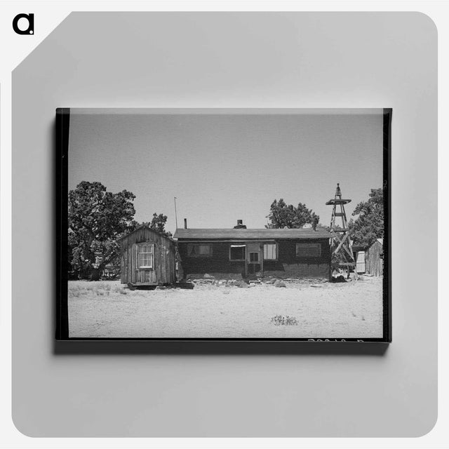 アートパネル-The Hutton Homestead
 - ラッセル リー Canvas.