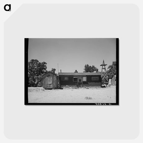 アートポストカード-The Hutton Homestead
 - ラッセル リー Postcard.