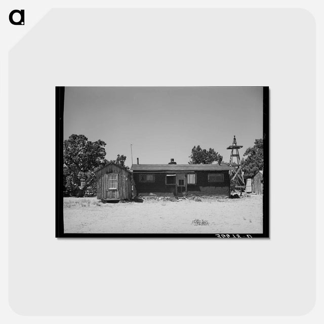 アートポストカード-The Hutton Homestead
 - ラッセル リー Postcard.