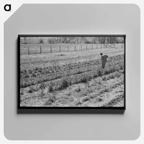 アートパネル-Hoeing Garden, Sabine Farms
 - ラッセル リー Canvas.