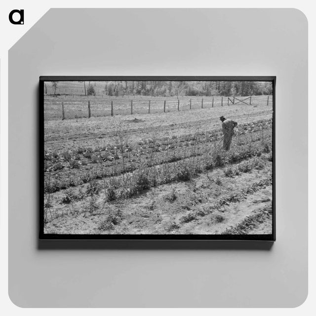 アートパネル-Hoeing Garden, Sabine Farms
 - ラッセル リー Canvas.