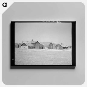 アートパネル-Abandoned Lumber Camp Building
 - ラッセル リー Canvas.