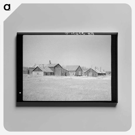 アートパネル-Abandoned Lumber Camp Building
 - ラッセル リー Canvas.