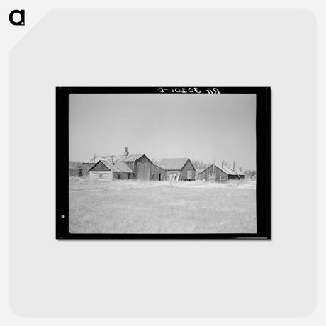 アートポストカード-Abandoned Lumber Camp Building
 - ラッセル リー Postcard.