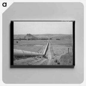 アートパネル-Owyhee River Conduit
 - ラッセル リー Canvas.