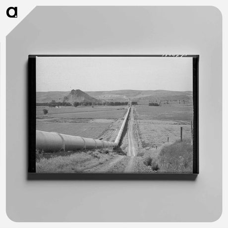 アートパネル-Owyhee River Conduit
 - ラッセル リー Canvas.