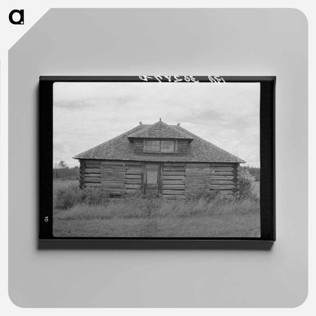 アートパネル-Abandoned Log Cabin
 - ラッセル リー Canvas.