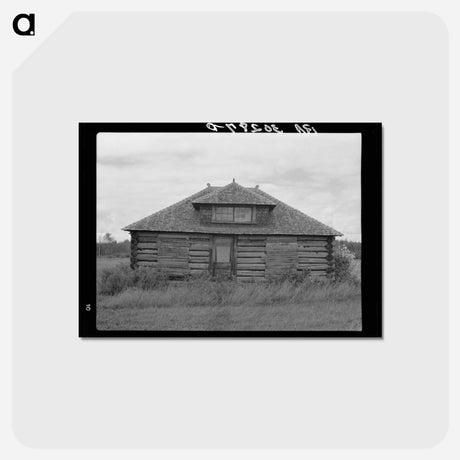 アートポストカード-Abandoned Log Cabin
 - ラッセル リー Postcard.