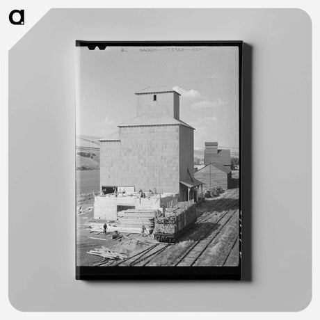 アートパネル-Dayton Wheat Elevator
 - ラッセル リー Canvas.