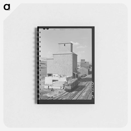 アートメモ帳-Dayton Wheat Elevator
 - ラッセル リー Memo.