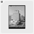 アートポストカード-Dayton Wheat Elevator
 - ラッセル リー Postcard.