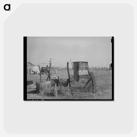 アートポストカード-Robstown Garden
 - ラッセル リー Postcard.