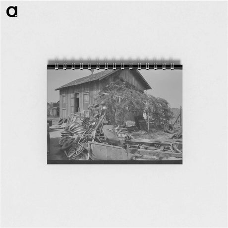 アートメモ帳-Junkyard at Abbeville
 - ラッセル リー Memo.