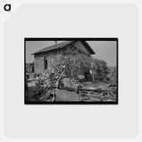 アートポストカード-Junkyard at Abbeville
 - ラッセル リー Postcard.