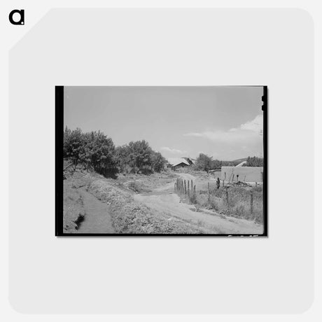 アートポストカード-Chamisal Irrigation Ditch
 - ラッセル リー Postcard.