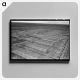 アートパネル-Migrant Camp Construction
 - ラッセル リー Canvas.