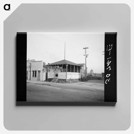 アートパネル-Bandstand. Littlefork, Minnesota
 - ラッセル リー Canvas.