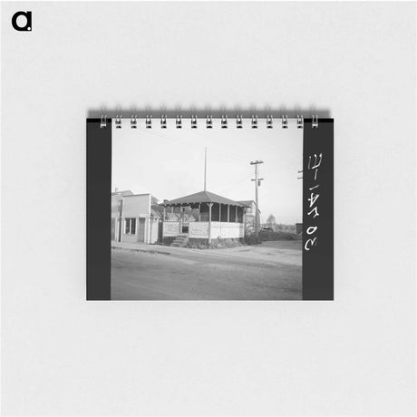 アートメモ帳-Bandstand. Littlefork, Minnesota
 - ラッセル リー Memo.