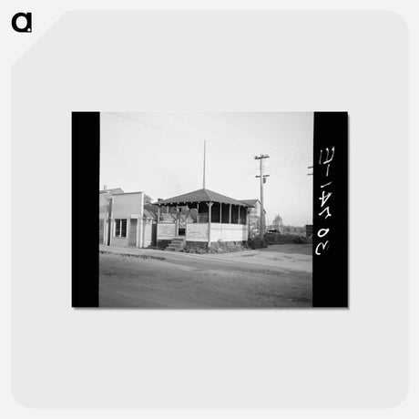 アートポストカード-Bandstand. Littlefork, Minnesota
 - ラッセル リー Postcard.