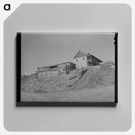 アートパネル-Barn and House, Questa
 - ラッセル リー Canvas.
