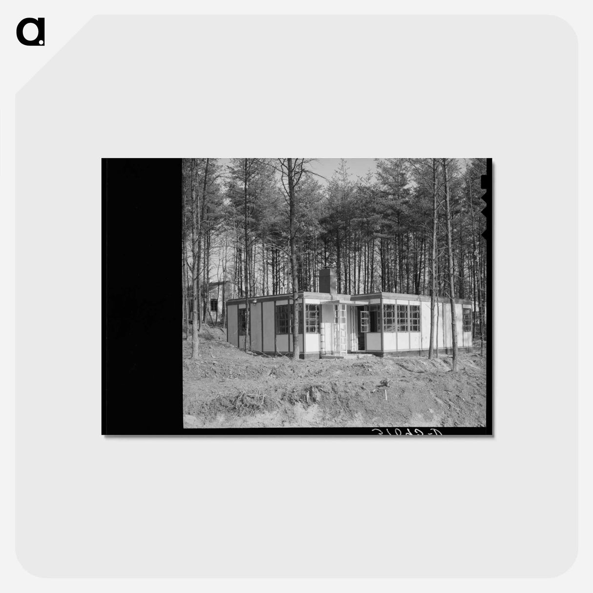 アートポストカード-Greenbelt House
 - ラッセル リー Postcard.